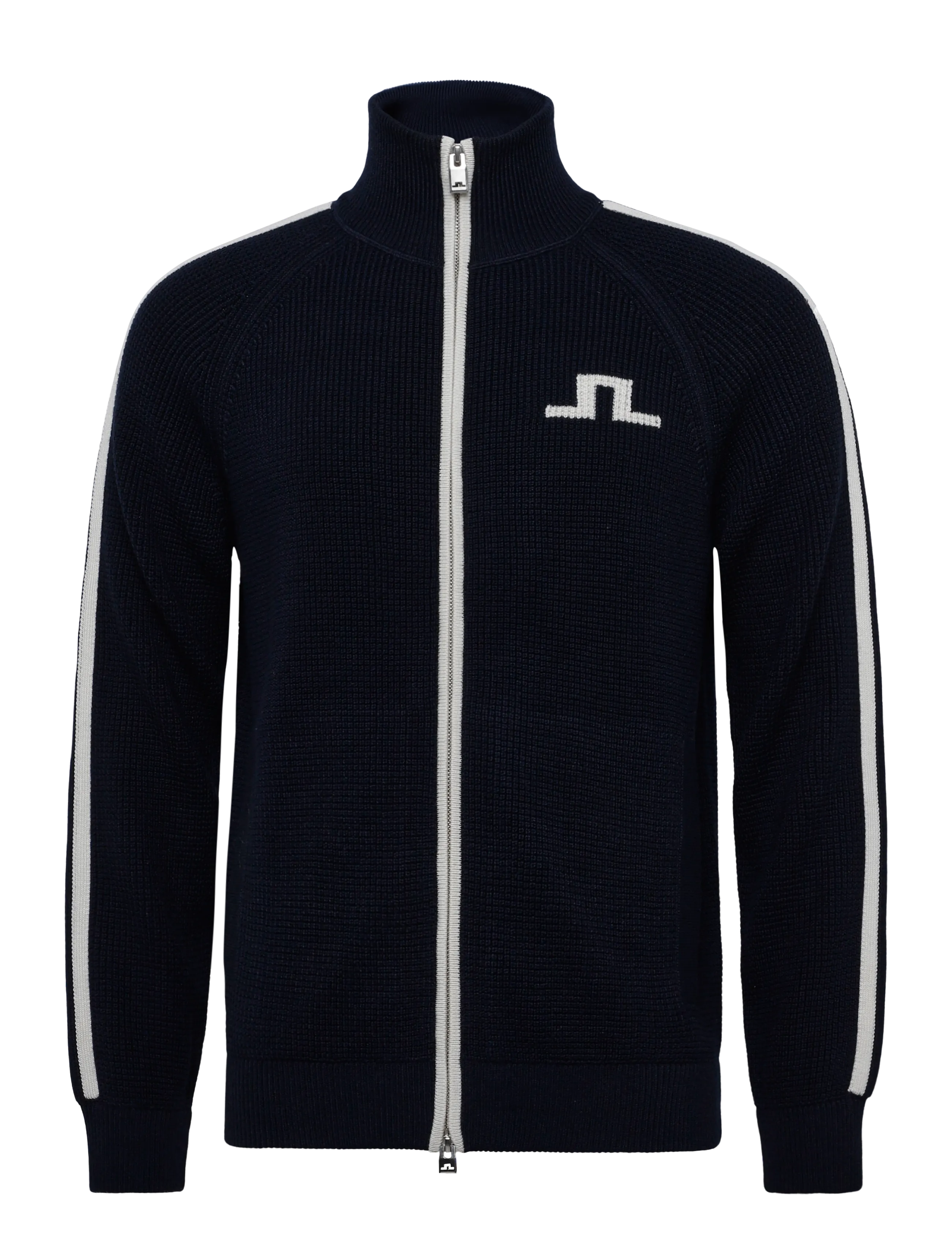 J. Lindeberg Craig Zip Knit Cardigan - Vis alt - JL NAVY / navy