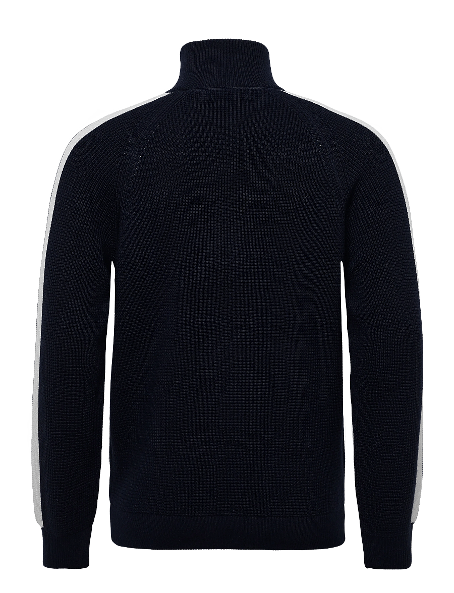 J. Lindeberg - Craig Zip Knit Cardigan - full zip tröjor - jl navy - 2