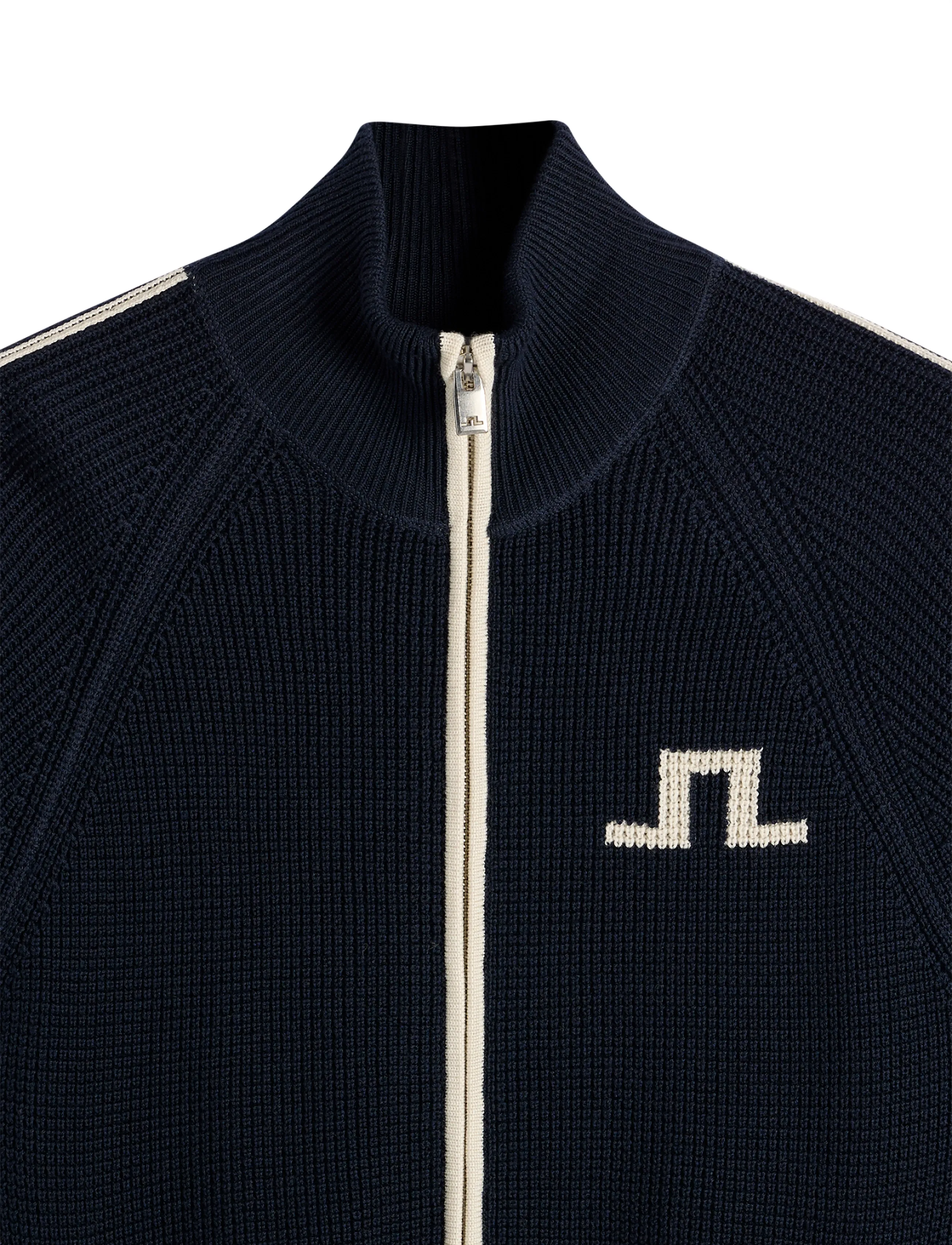 J. Lindeberg - Craig Zip Knit Cardigan - full zip tröjor - jl navy - 5