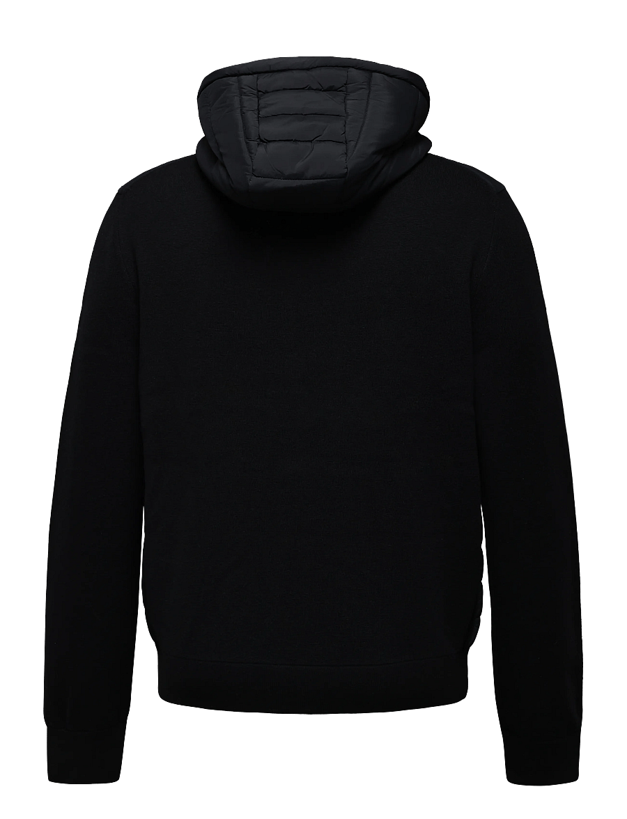 J. Lindeberg - Thaden Knit Hood Hybrid Jacket - hybrid jackets - black - 1