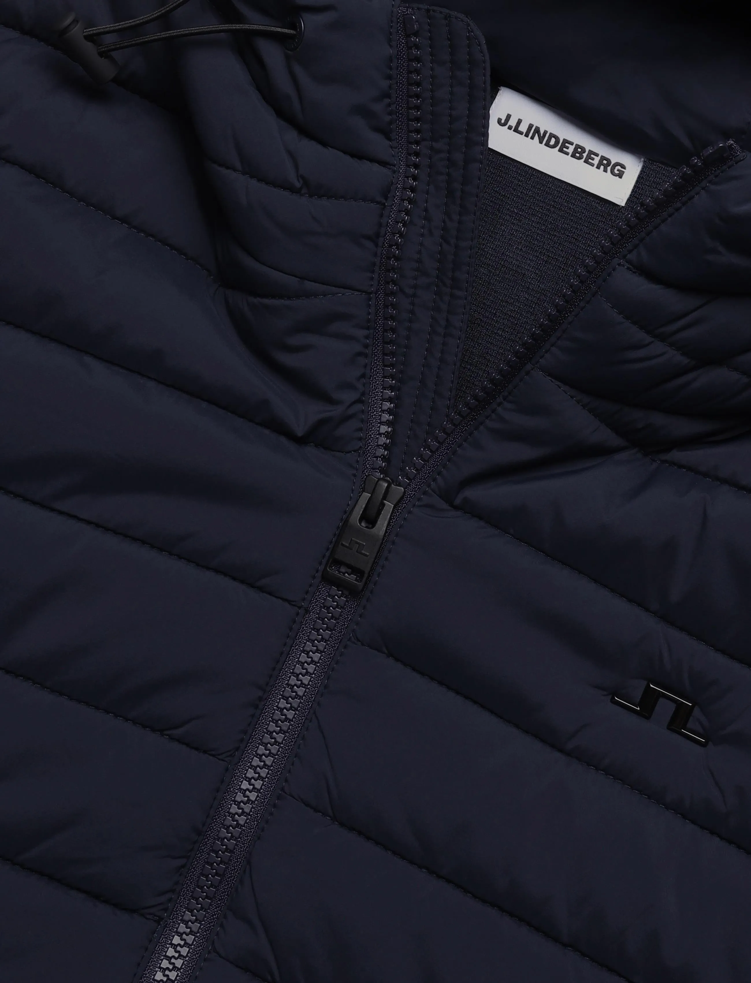 J. Lindeberg - Thaden Knit Hood Hybrid Jacket - hybridjackor - jl navy - 5