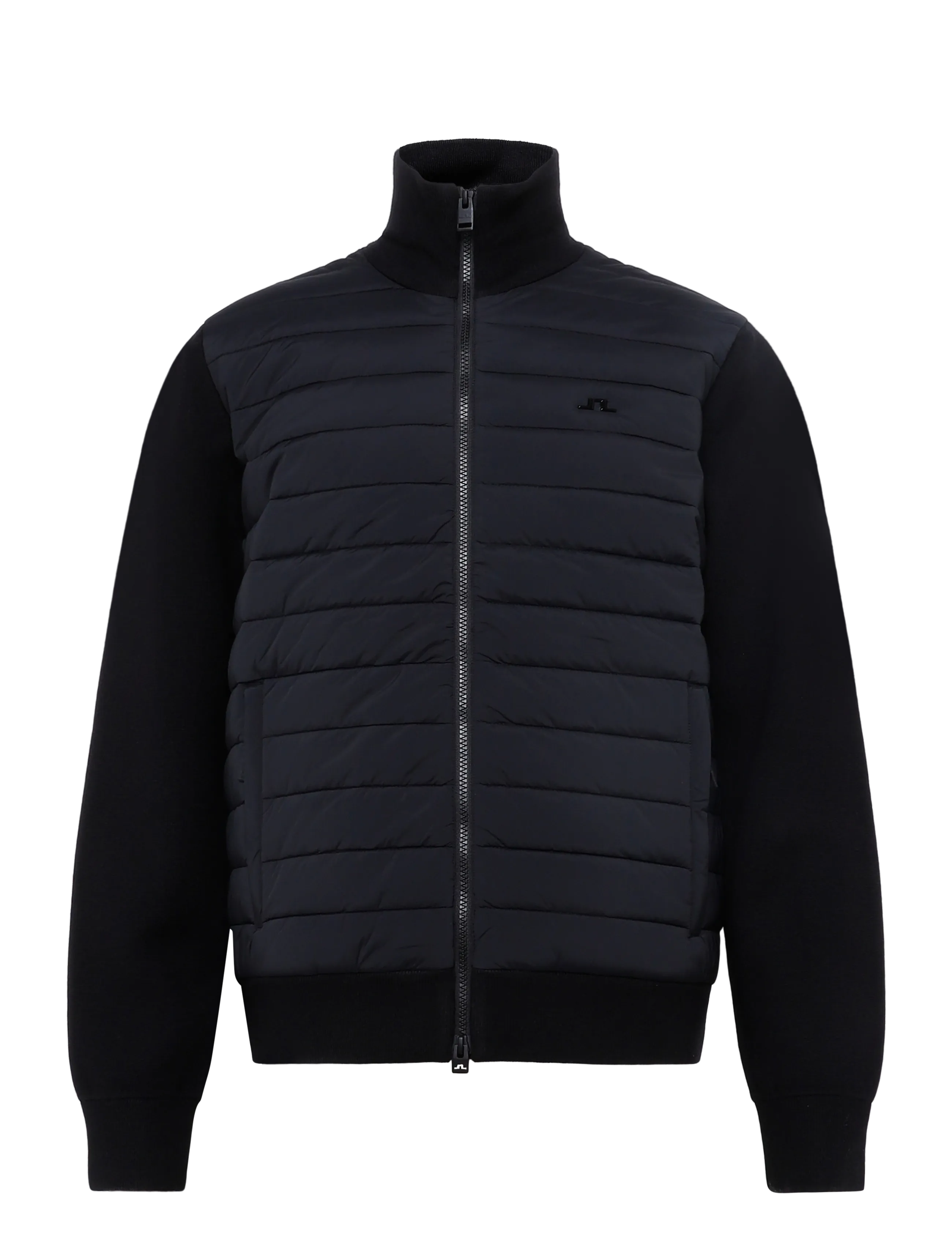 J. Lindeberg - Boen Knit Hybrid Jacket - hybridjackor - black - 1