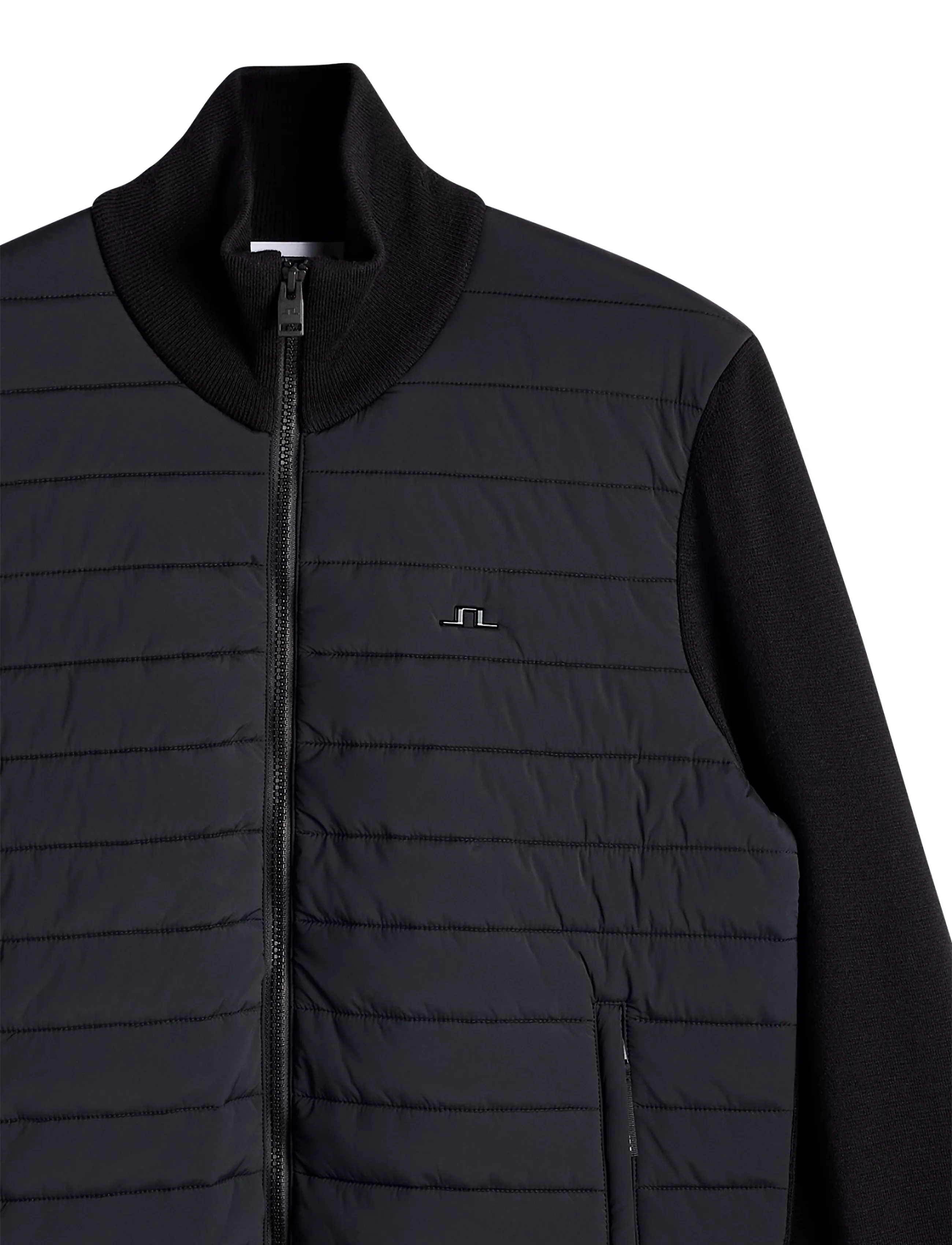 J. Lindeberg - Boen Knit Hybrid Jacket - hybrid jackets  - black - 5
