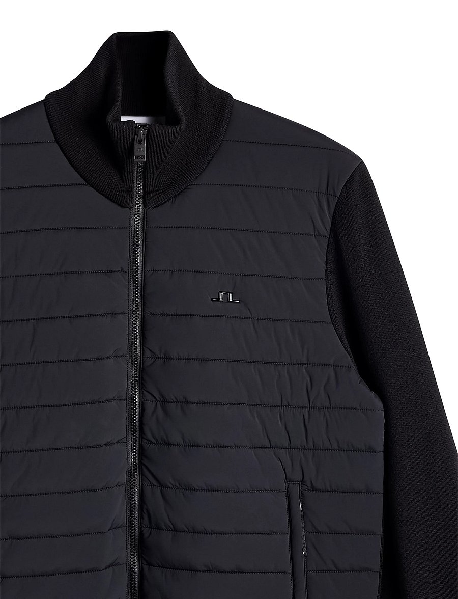 J. Lindeberg - Boen Knit Hybrid Jacket - hybrid-jacken - black - 5