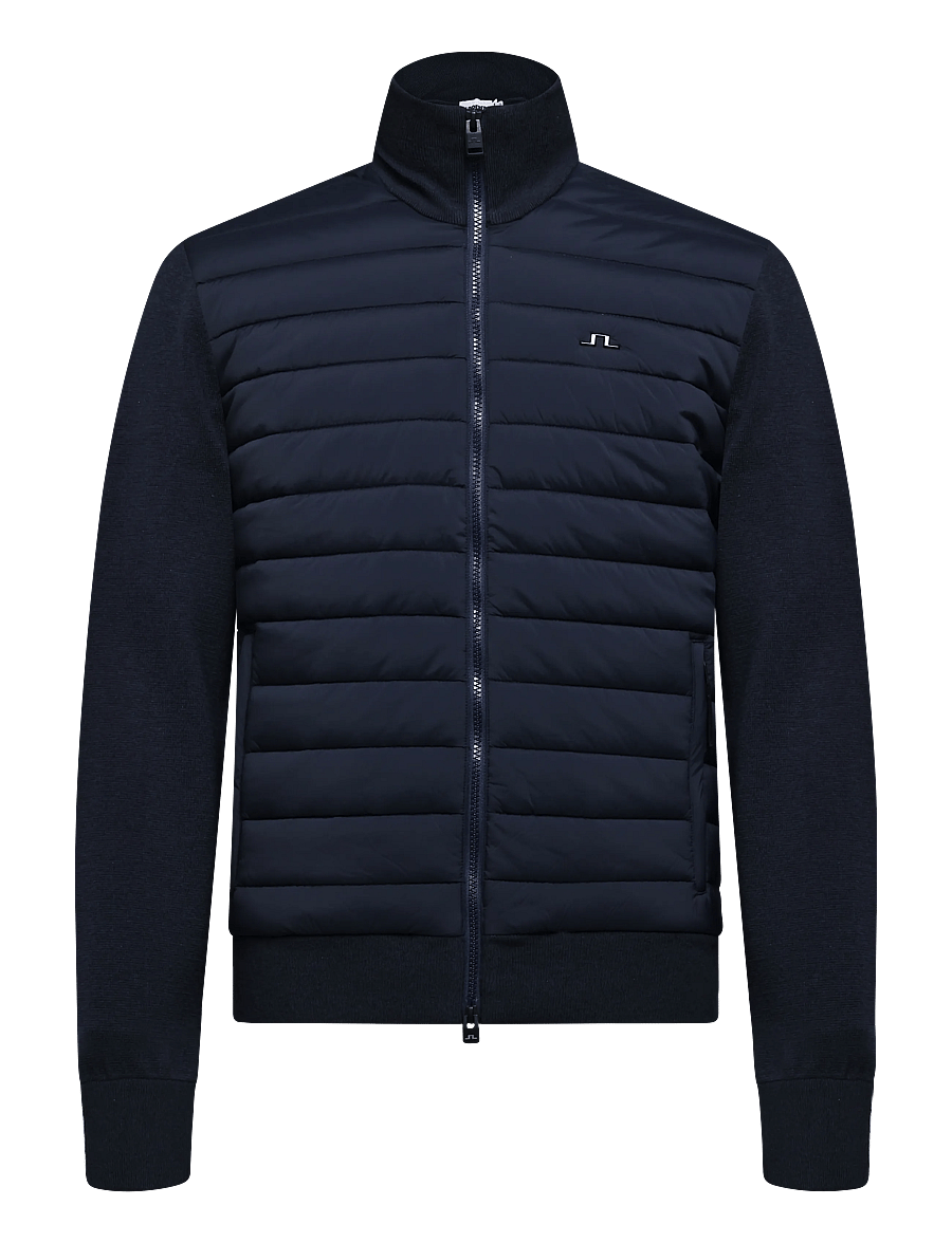 J. Lindeberg - Boen Knit Hybrid Jacket - hybrid jackets - jl navy - 1