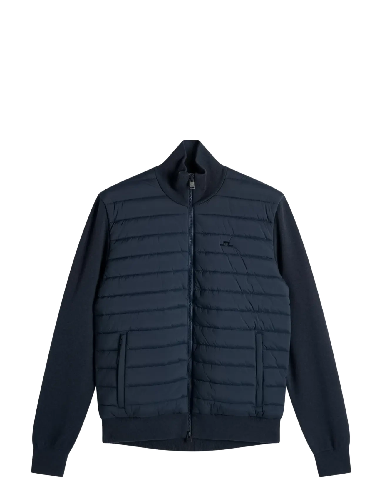J. Lindeberg Boen Knit Hybrid Jacket - Hybrid jackets  - JL NAVY / navy