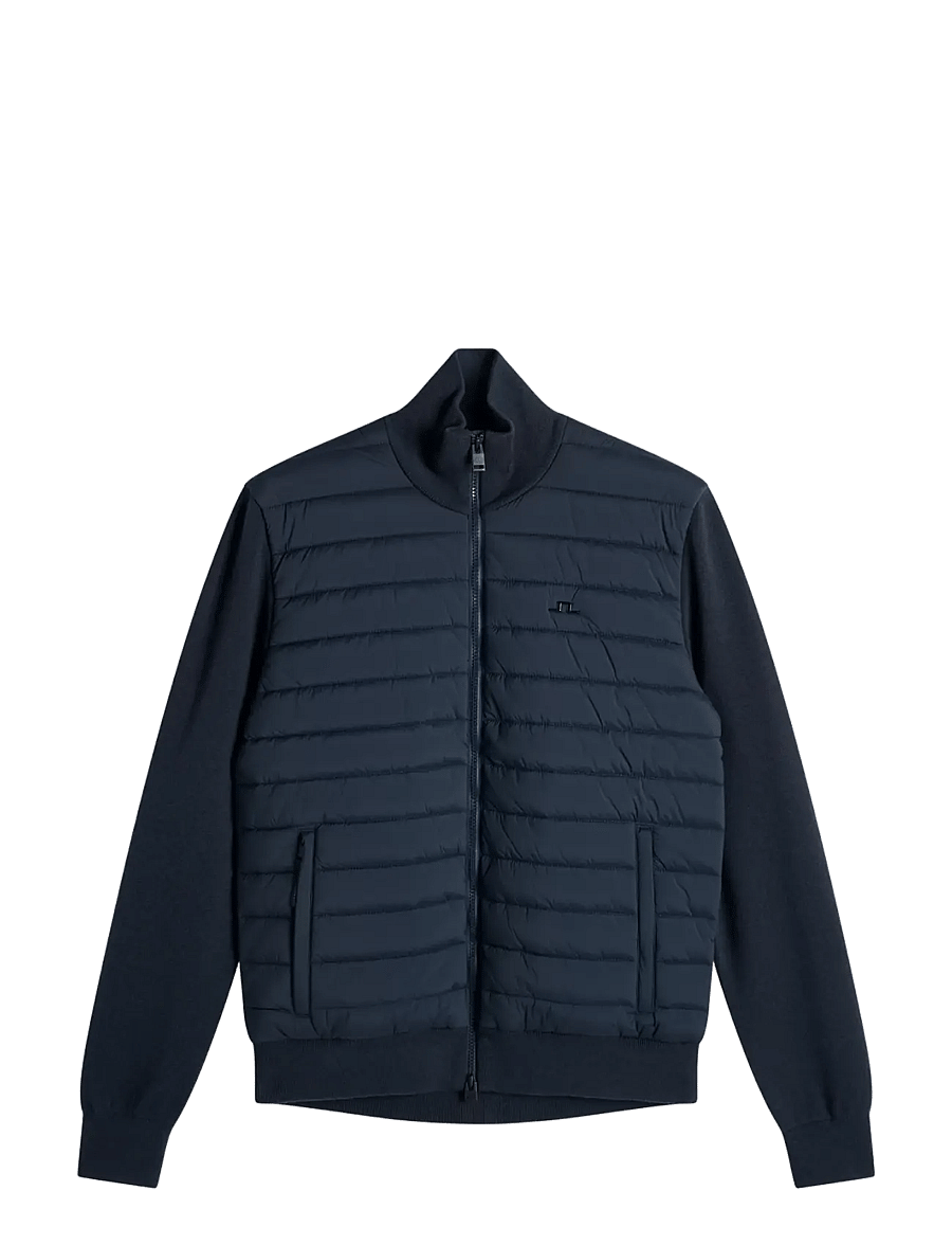 J. Lindeberg - Boen Knit Hybrid Jacket - hübriidjoped - jl navy - 0