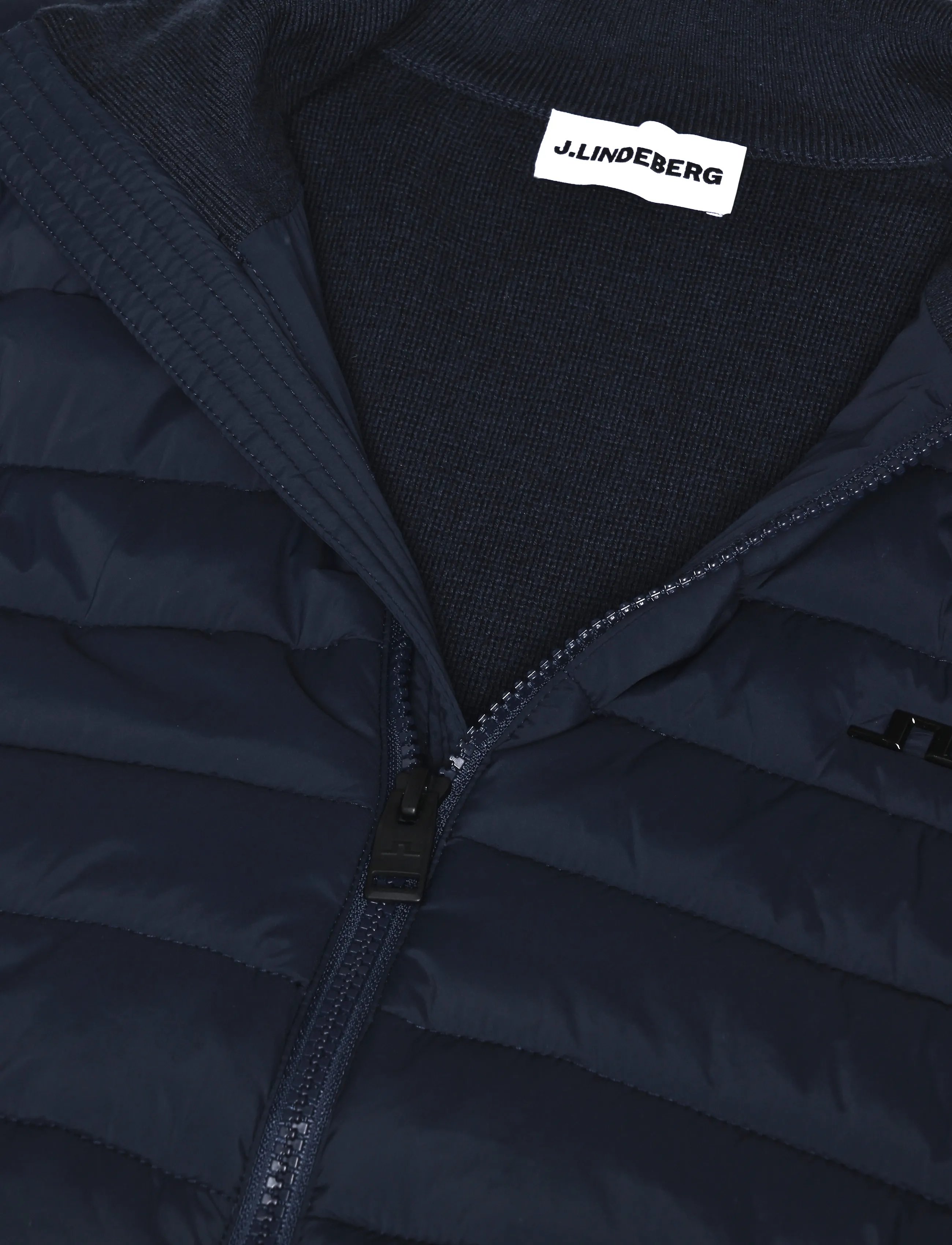 J. Lindeberg - Boen Knit Hybrid Jacket - hybrid jackets  - jl navy - 5