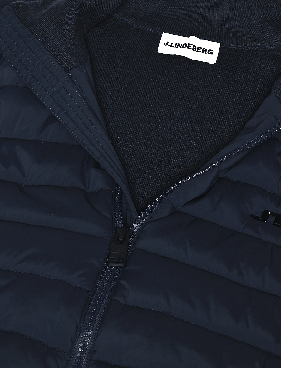 J. Lindeberg - Boen Knit Hybrid Jacket - hybrid jackets - jl navy - 5