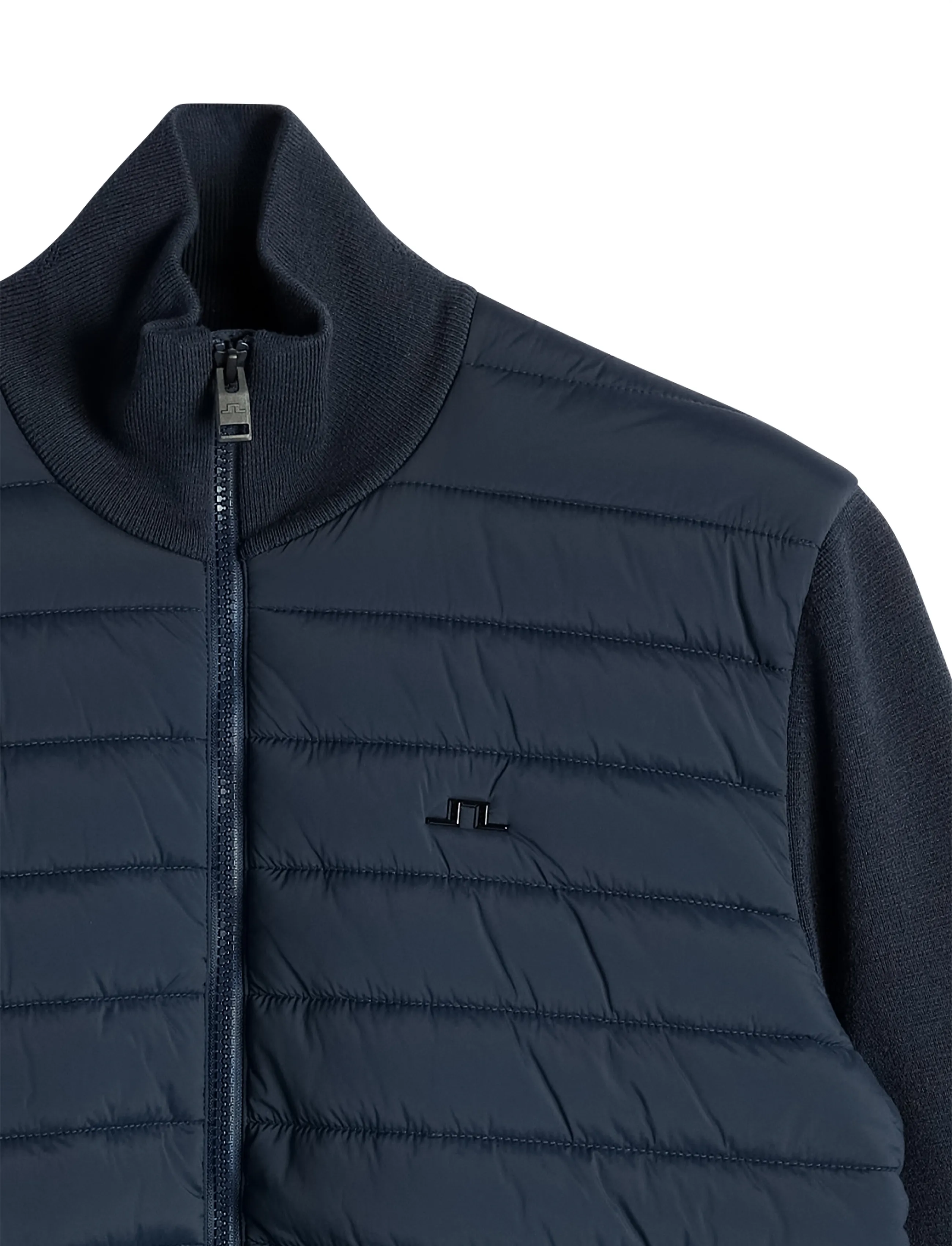 J. Lindeberg - Boen Knit Hybrid Jacket - hybrid jackets  - jl navy - 1