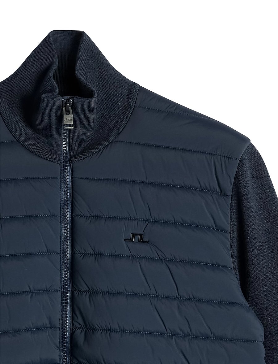 J. Lindeberg - Boen Knit Hybrid Jacket - hübriidjoped - jl navy - 1