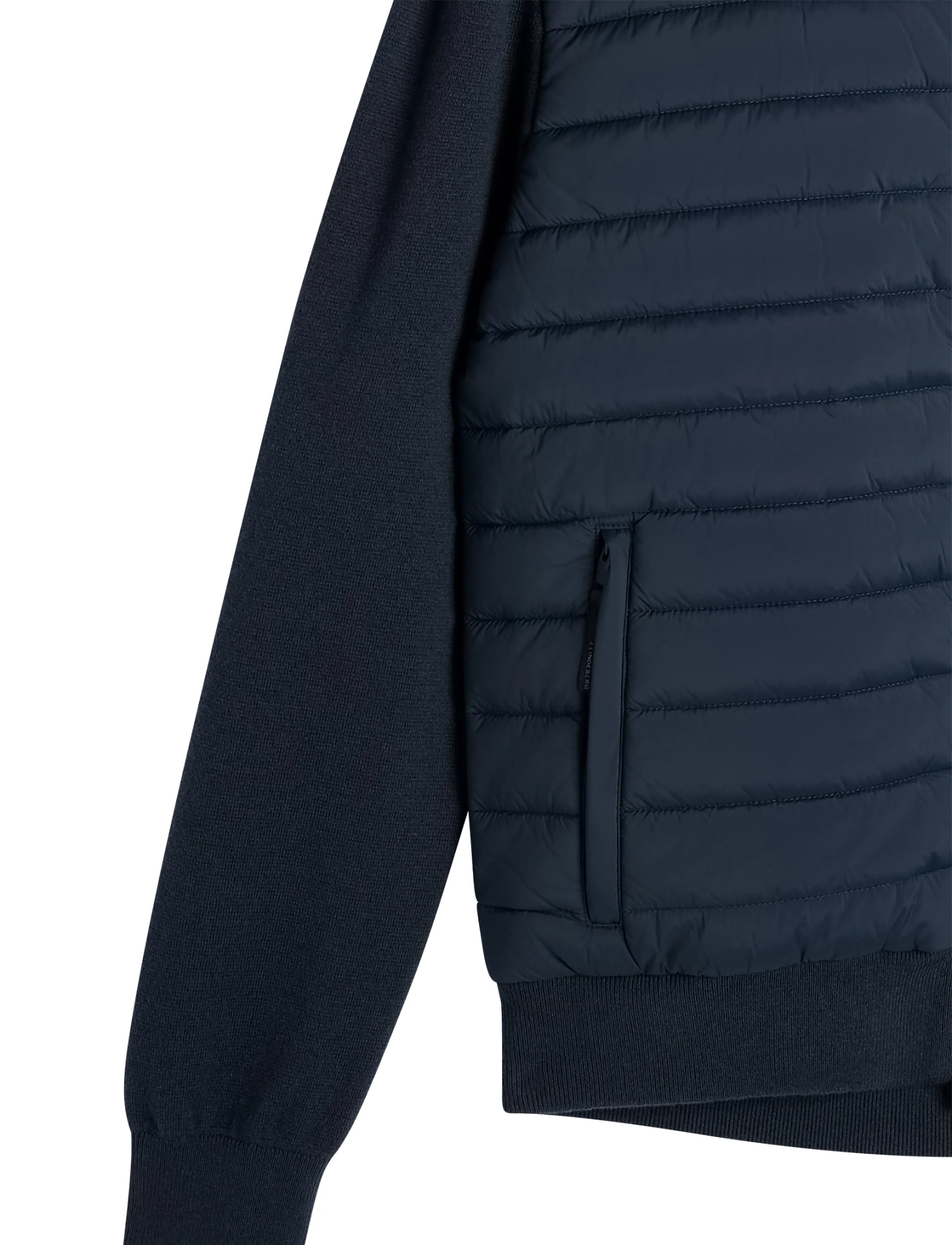 J. Lindeberg - Boen Knit Hybrid Jacket - hybrid jackets  - jl navy - 2