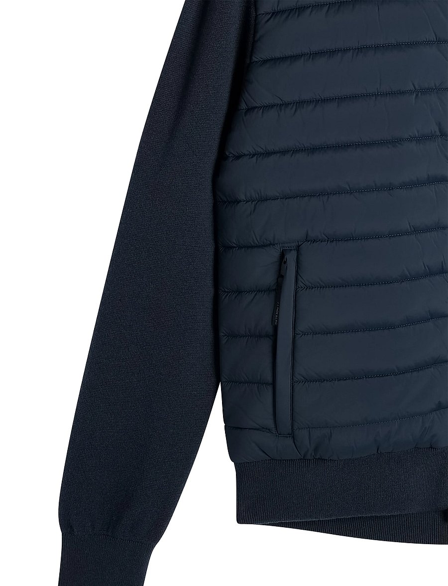 J. Lindeberg - Boen Knit Hybrid Jacket - hübriidjoped - jl navy - 2