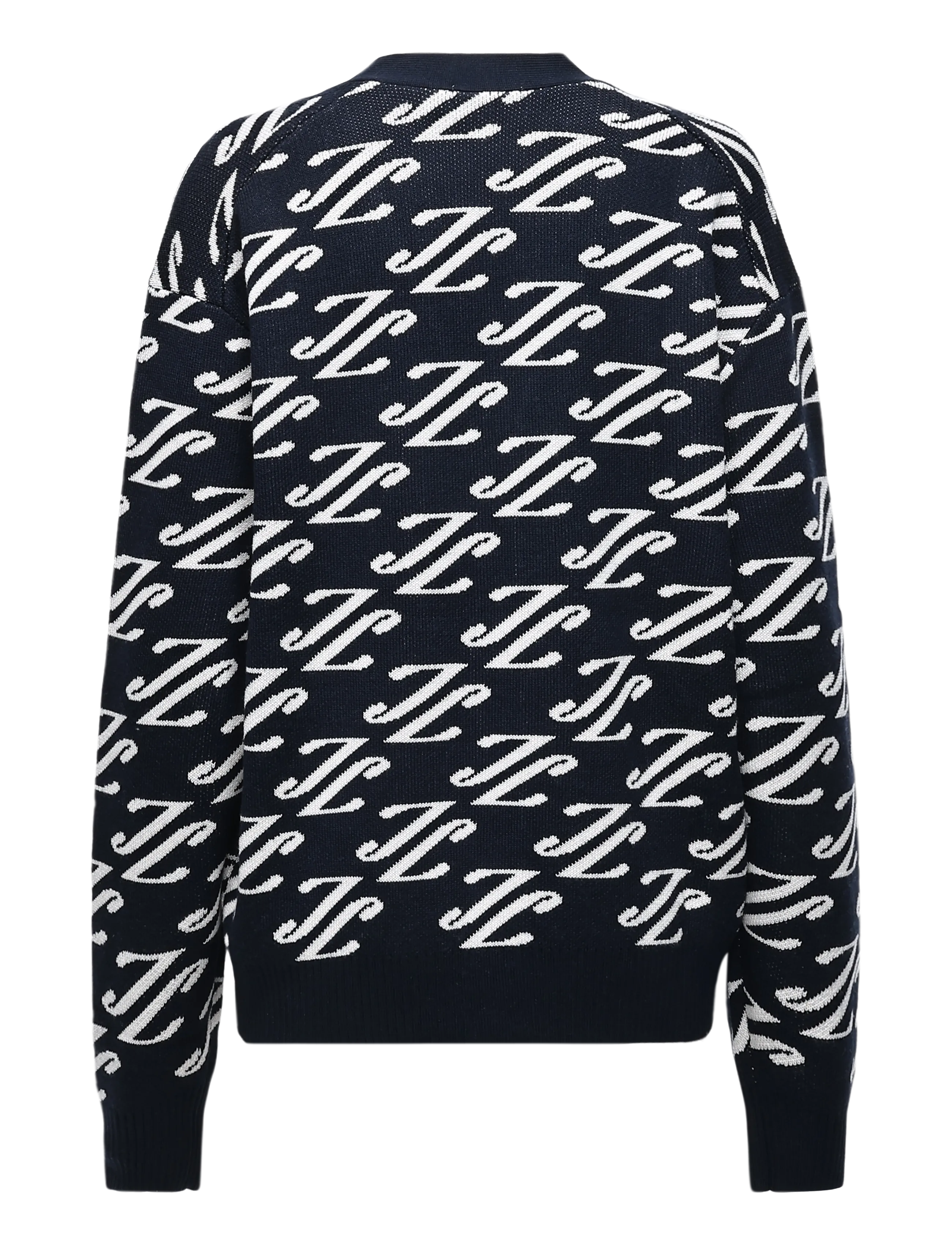 J. Lindeberg - Denny Jacquard Cardigan - strickjacken - cardi jacquard - jl navy - 2