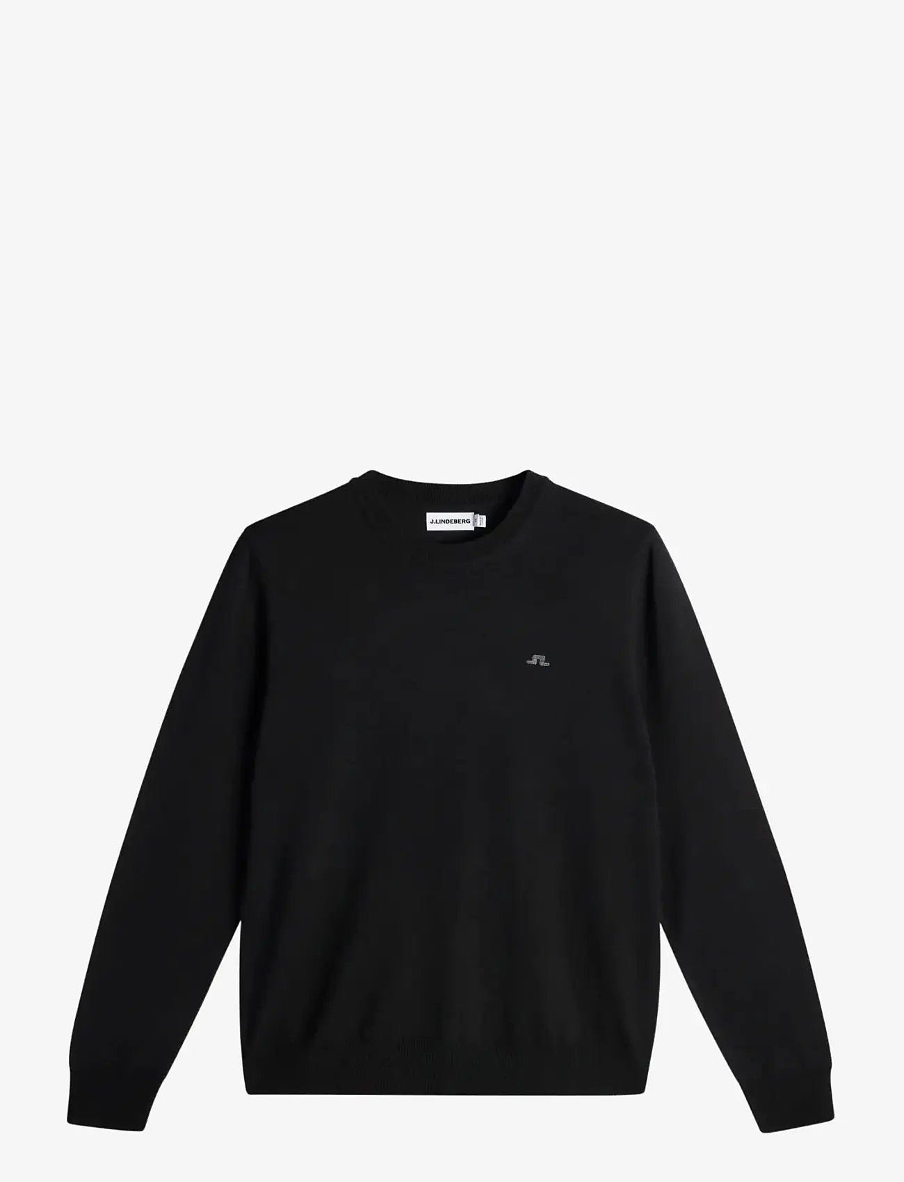 J. Lindeberg - Keane Merino Crew Neck - rundhals - black - 1