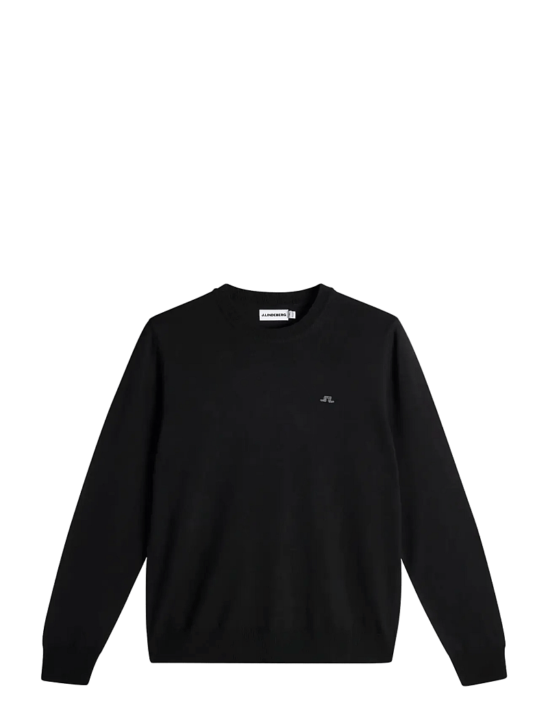 J. Lindeberg - Keane Merino Crew Neck - rundhals - black - 1
