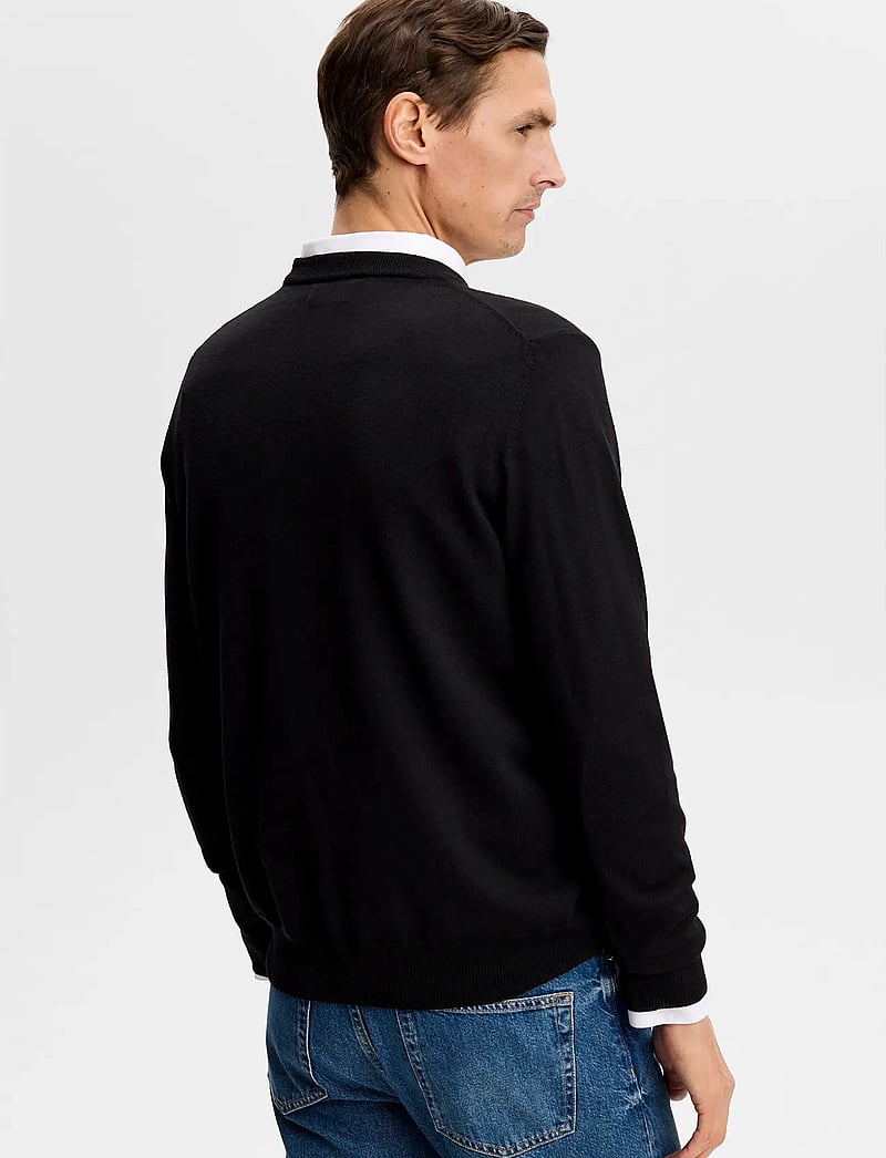 J. Lindeberg - Keane Merino Crew Neck - rundhals - black - 2