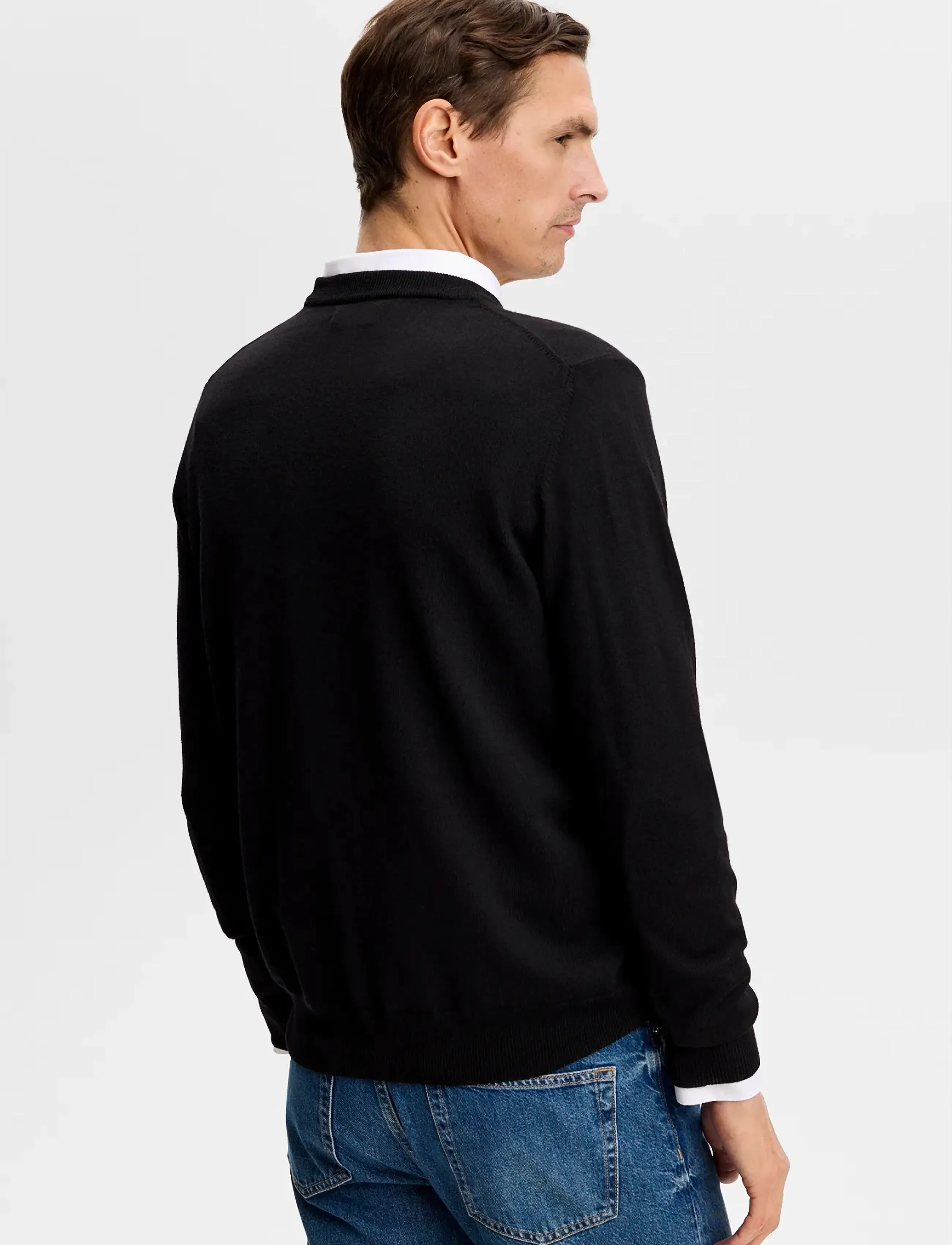 J. Lindeberg - Keane Merino Crew Neck - rundhalsad - black - 2