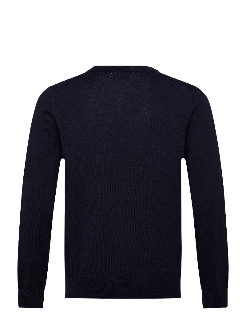 J. Lindeberg - Keane Merino Crew Neck - knitted round necks - jl navy - 1