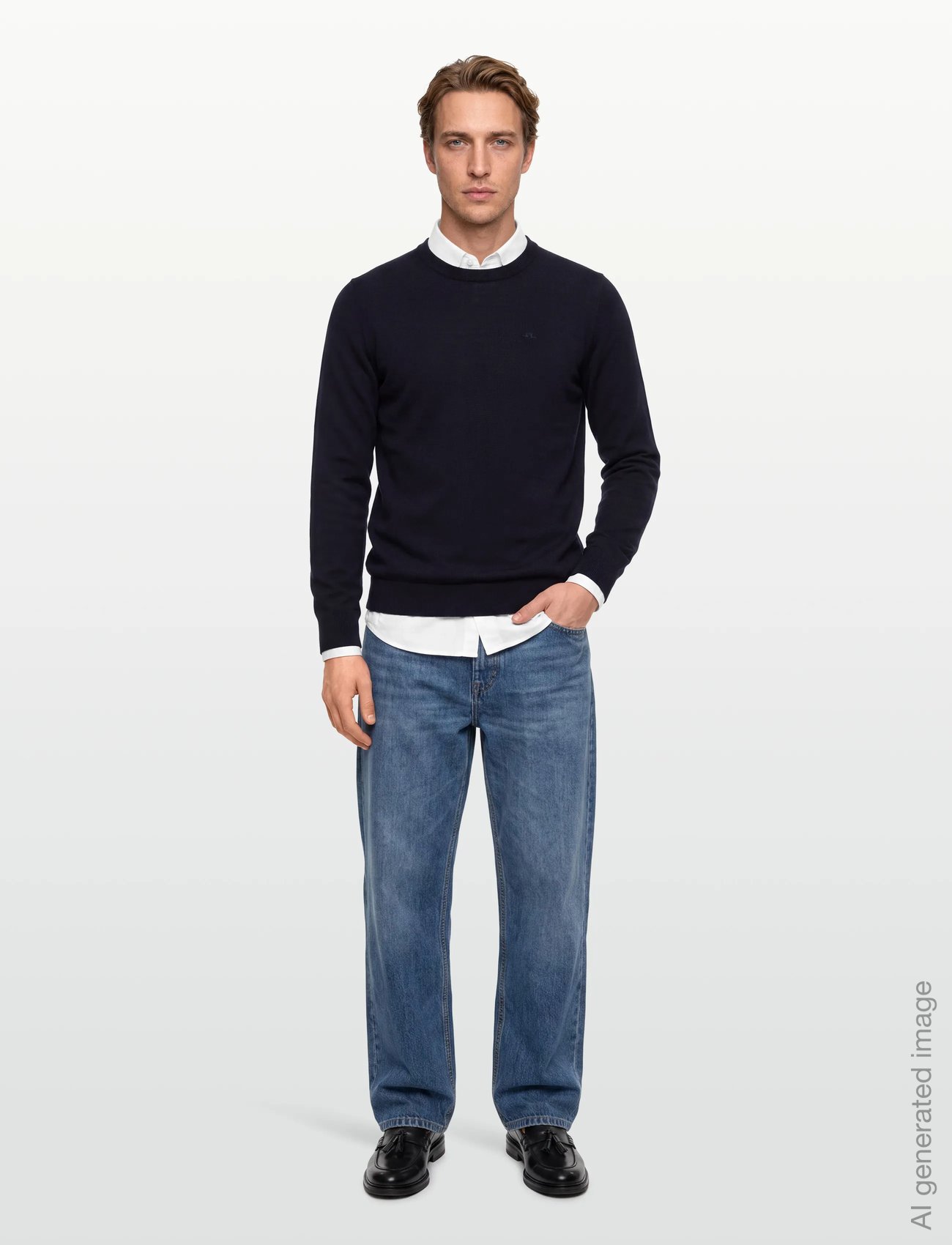Keane Merino Crew Neck - JL