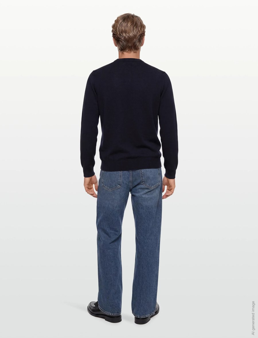 J. Lindeberg - Keane Merino Crew Neck - rundhals - jl navy - 4