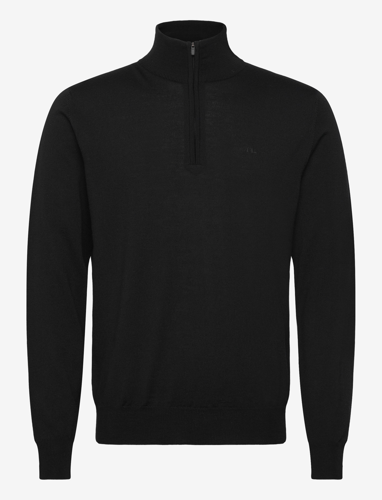 J. Lindeberg - Kiyan Quarter Zip Sweater - half zip-trøjer - black - 1