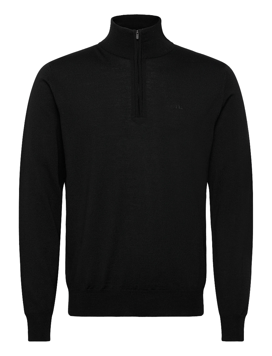 J. Lindeberg - Kiyan Quarter Zip Sweater - half zip - black - 1