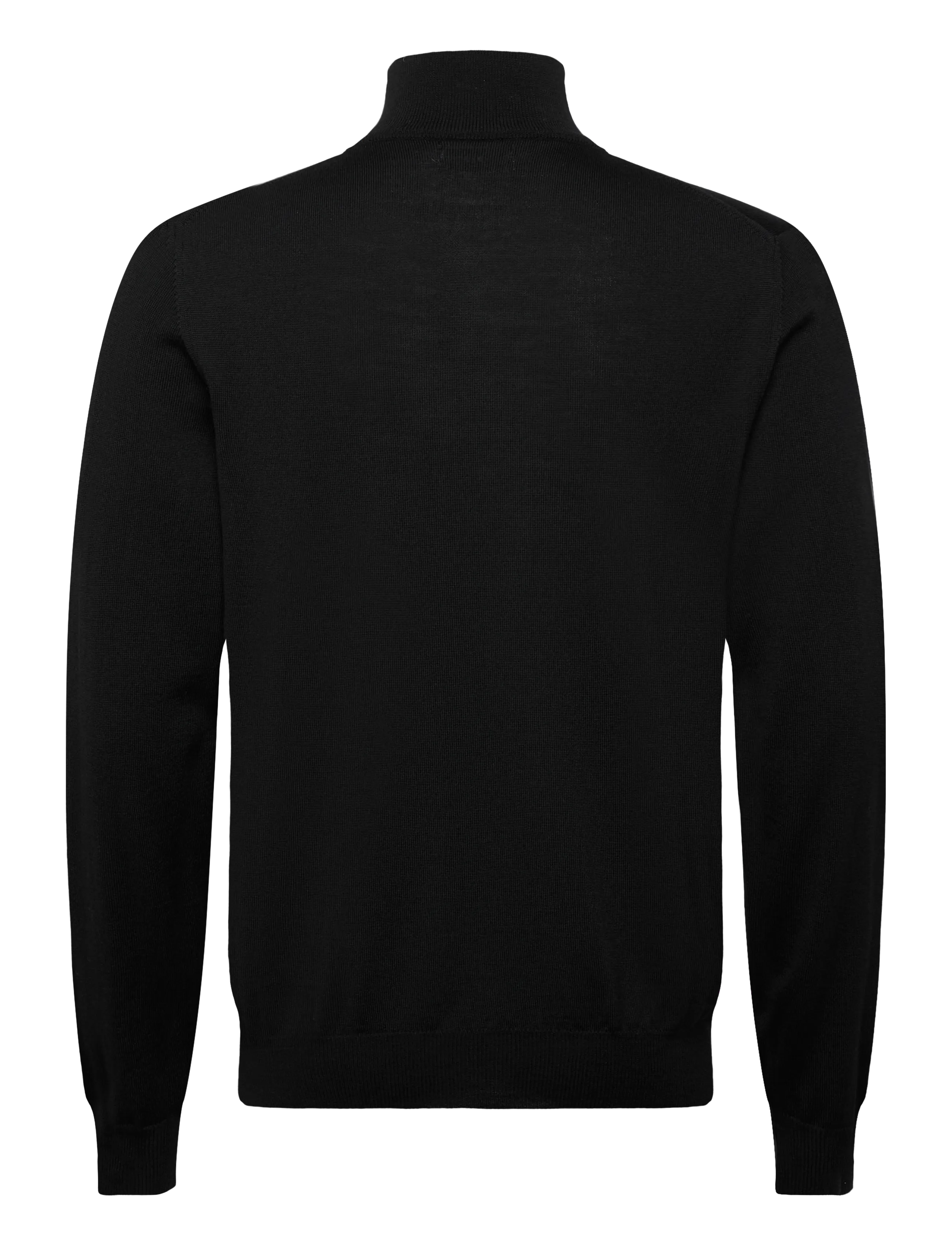 J. Lindeberg - Kiyan Quarter Zip Sweater - half zip jumpers - black - 2