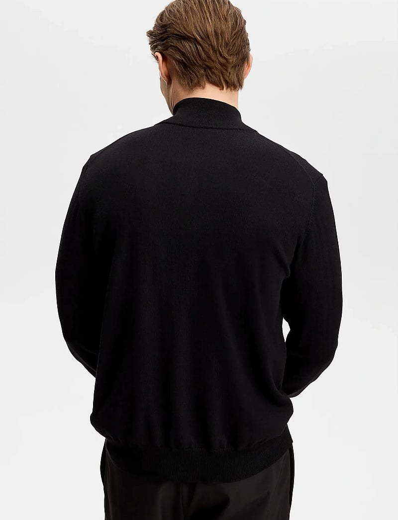 J. Lindeberg - Kiyan Quarter Zip Sweater - half zip-trøjer - black - 3