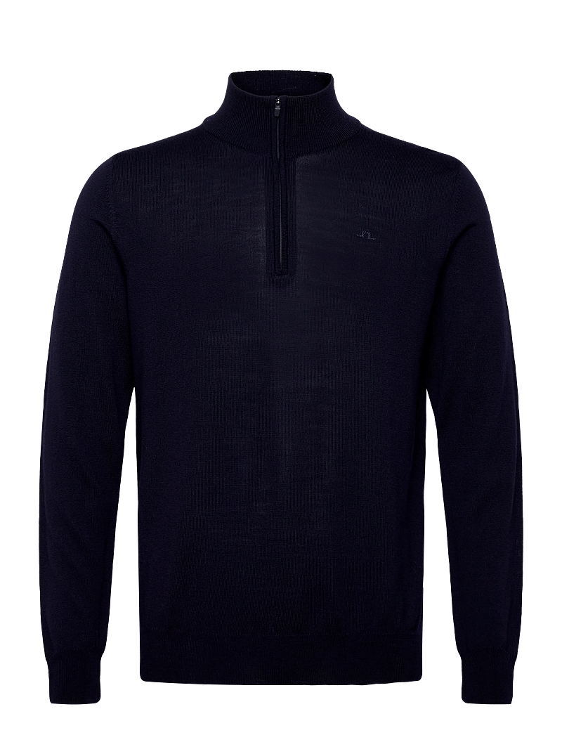 J. Lindeberg - Kiyan Quarter Zip Sweater - half zip-trøjer - jl navy - 1