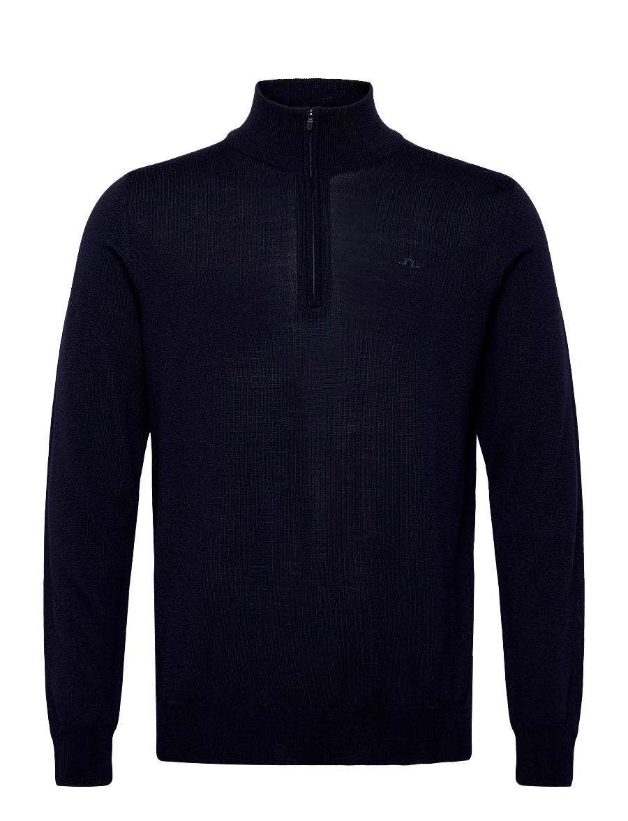 J. Lindeberg - Kiyan Quarter Zip Sweater - half zip - jl navy - 1
