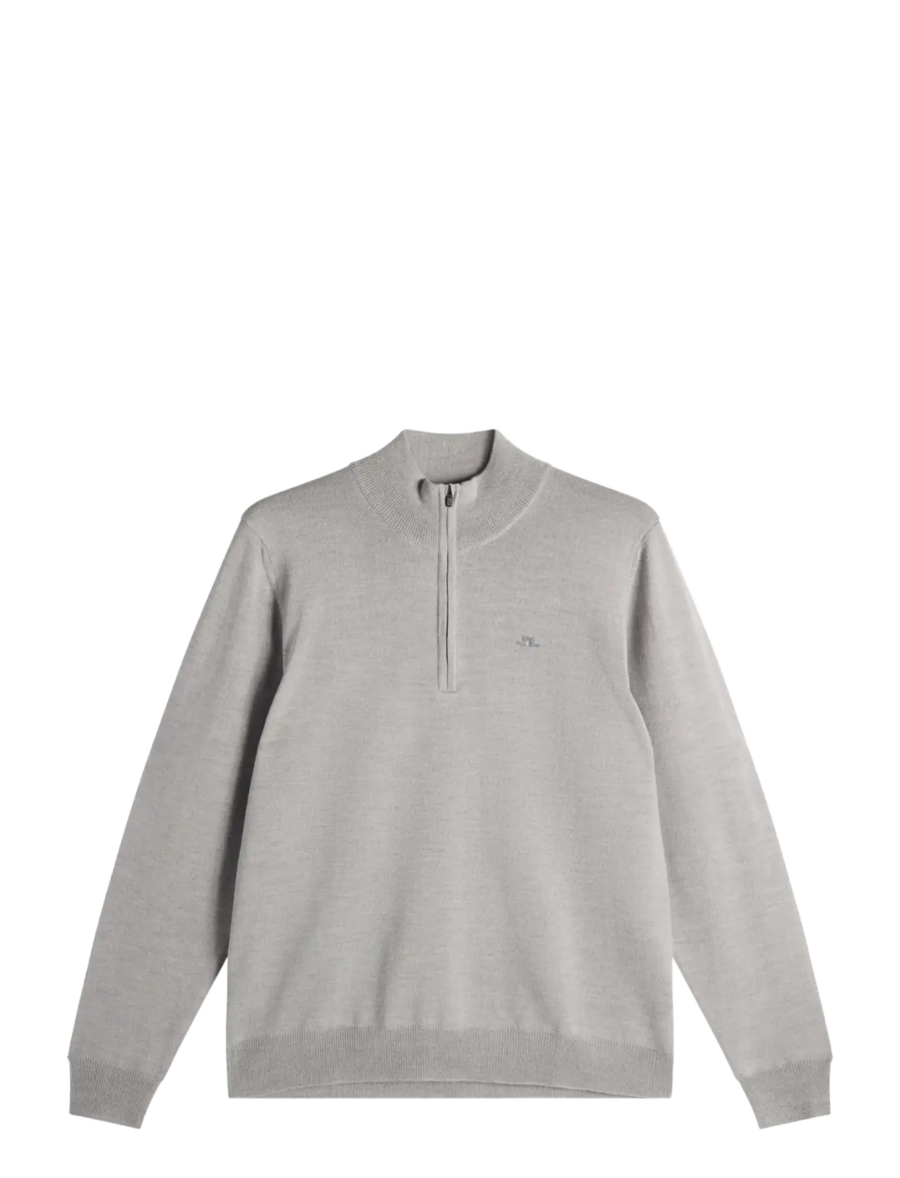 J. Lindeberg Kiyan Quarter Zip Sweater - Apģērbi - LIGHT GREY MELANGE / grey