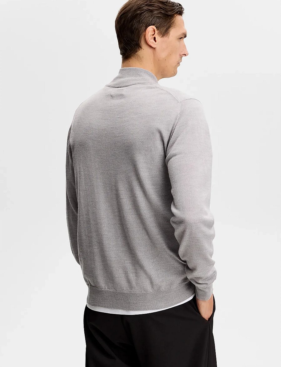 J. Lindeberg - Kiyan Quarter Zip Sweater - half zip-tröjor - light grey melange - 2
