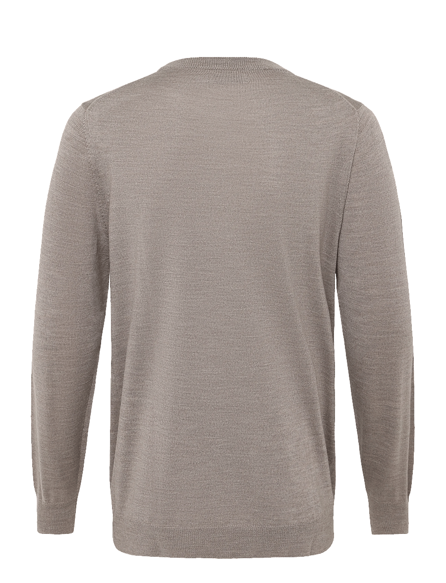 J. Lindeberg - KEANE MERINO CREW NECK - Ümara kaelusega - brindle melange - 1
