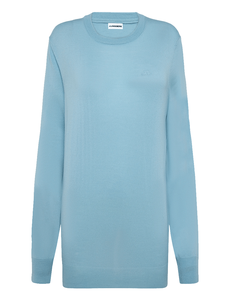 J. Lindeberg - KEANE MERINO CREW NECK - rundhals - forget-me-not - 1