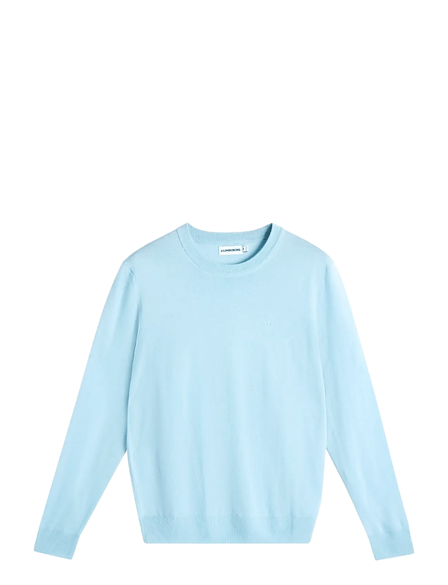 J. Lindeberg - KEANE MERINO CREW NECK - Ümara kaelusega - forget-me-not - 1