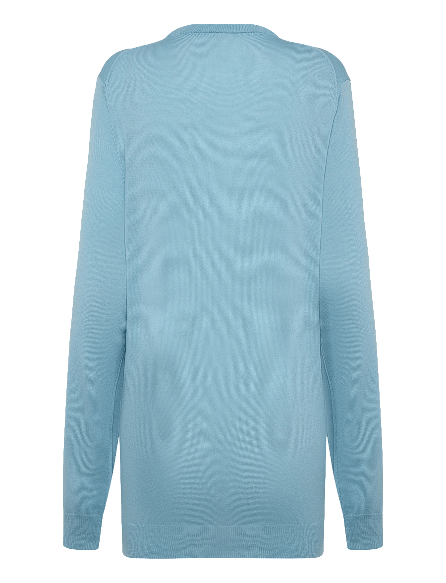 J. Lindeberg - KEANE MERINO CREW NECK - rundhals - forget-me-not - 2
