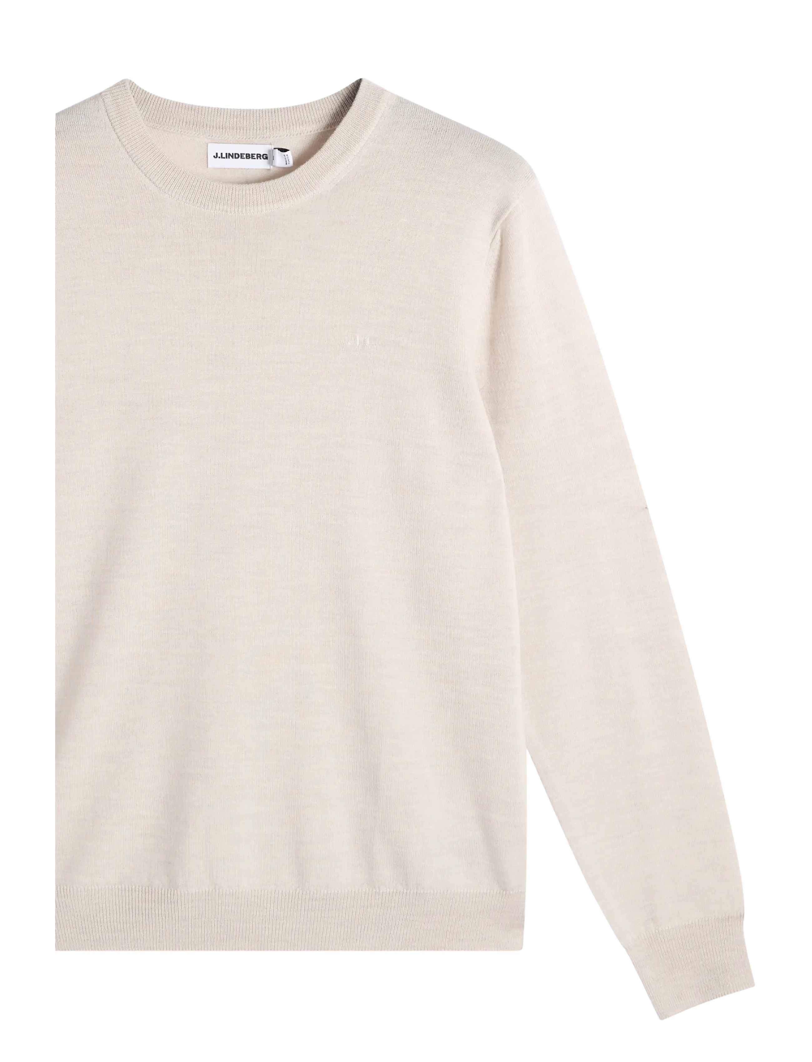 J. Lindeberg - KEANE MERINO CREW NECK - rundhals - moonbeam melange - 1
