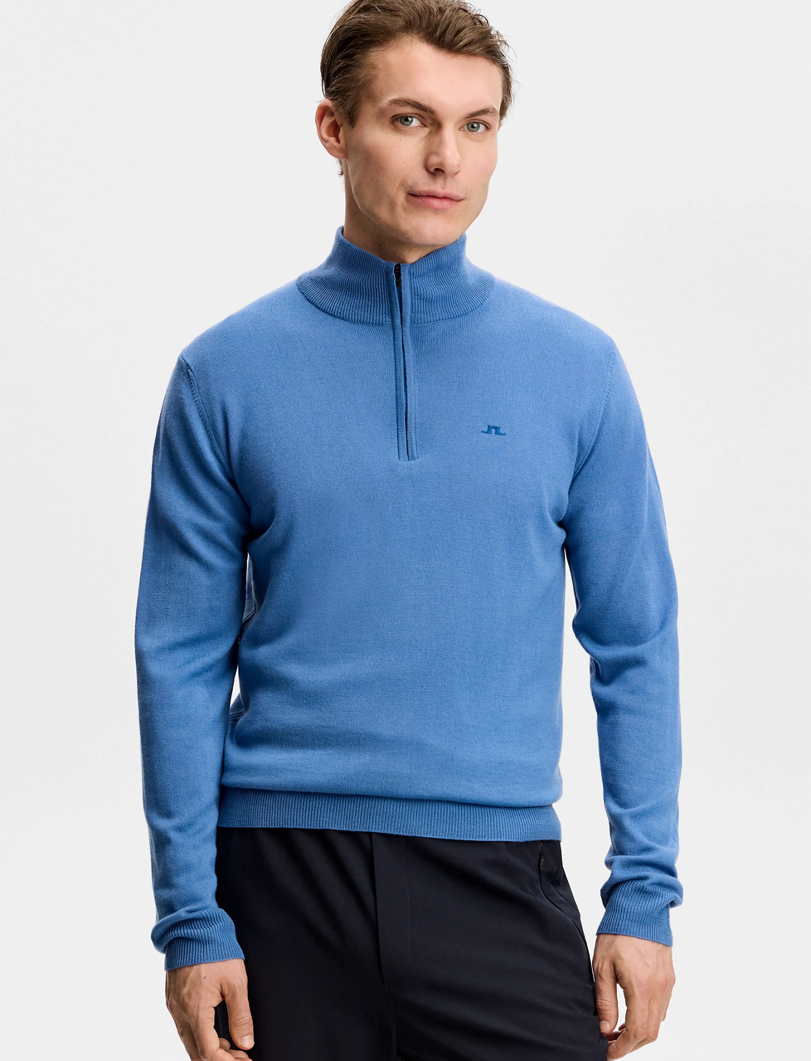 J. Lindeberg Kiyan Quarter Zip Sweater stickade tröjor herr – bild 2