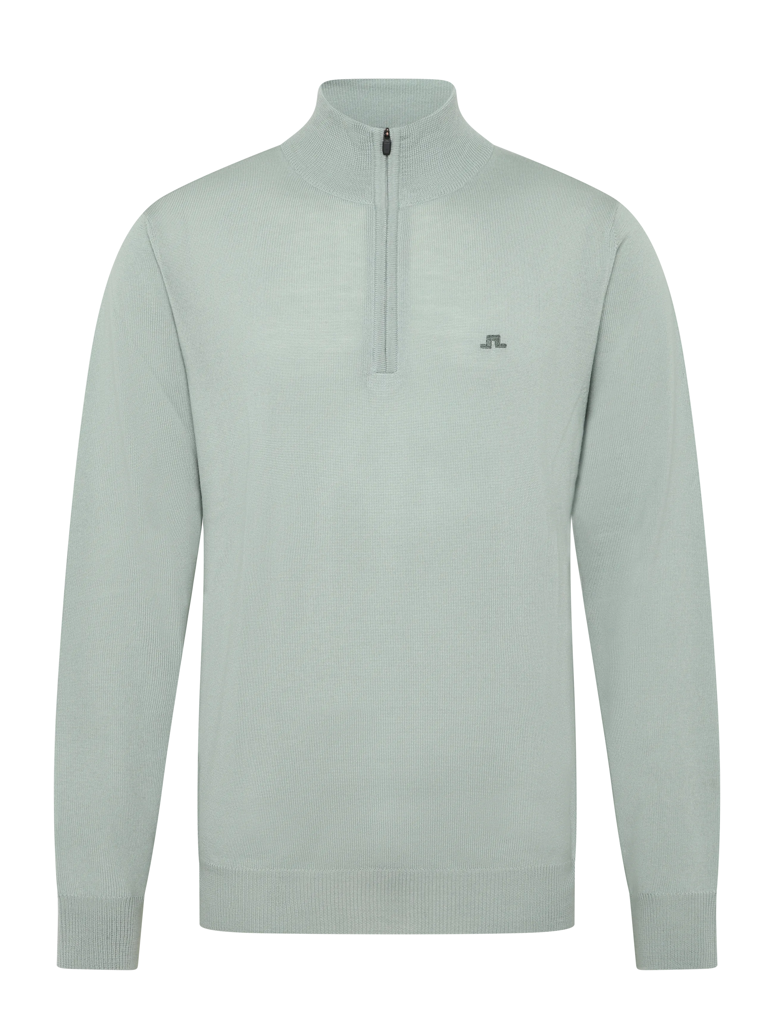 J. Lindeberg KIYAN QUARTER ZIP SWEATER - J.Lindeberg - JADEITE / green