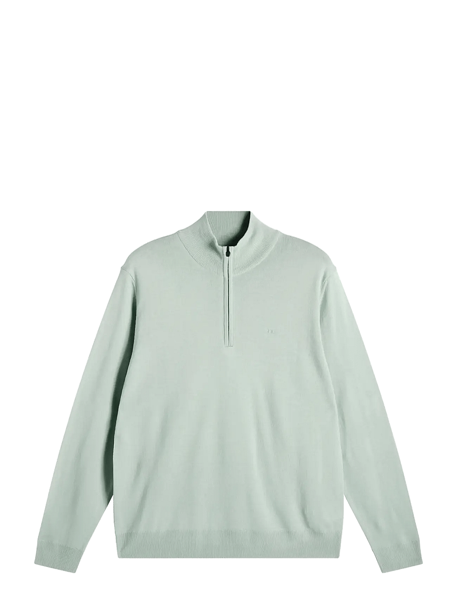 J. Lindeberg - KIYAN QUARTER ZIP SWEATER - pullover mit halbem reißverschluss - jadeite - 1
