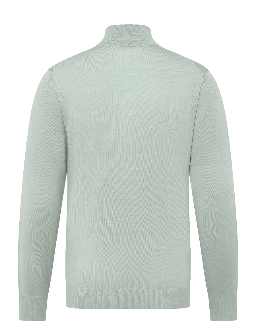 J. Lindeberg - KIYAN QUARTER ZIP SWEATER - half zip-tröjor - jadeite - 2
