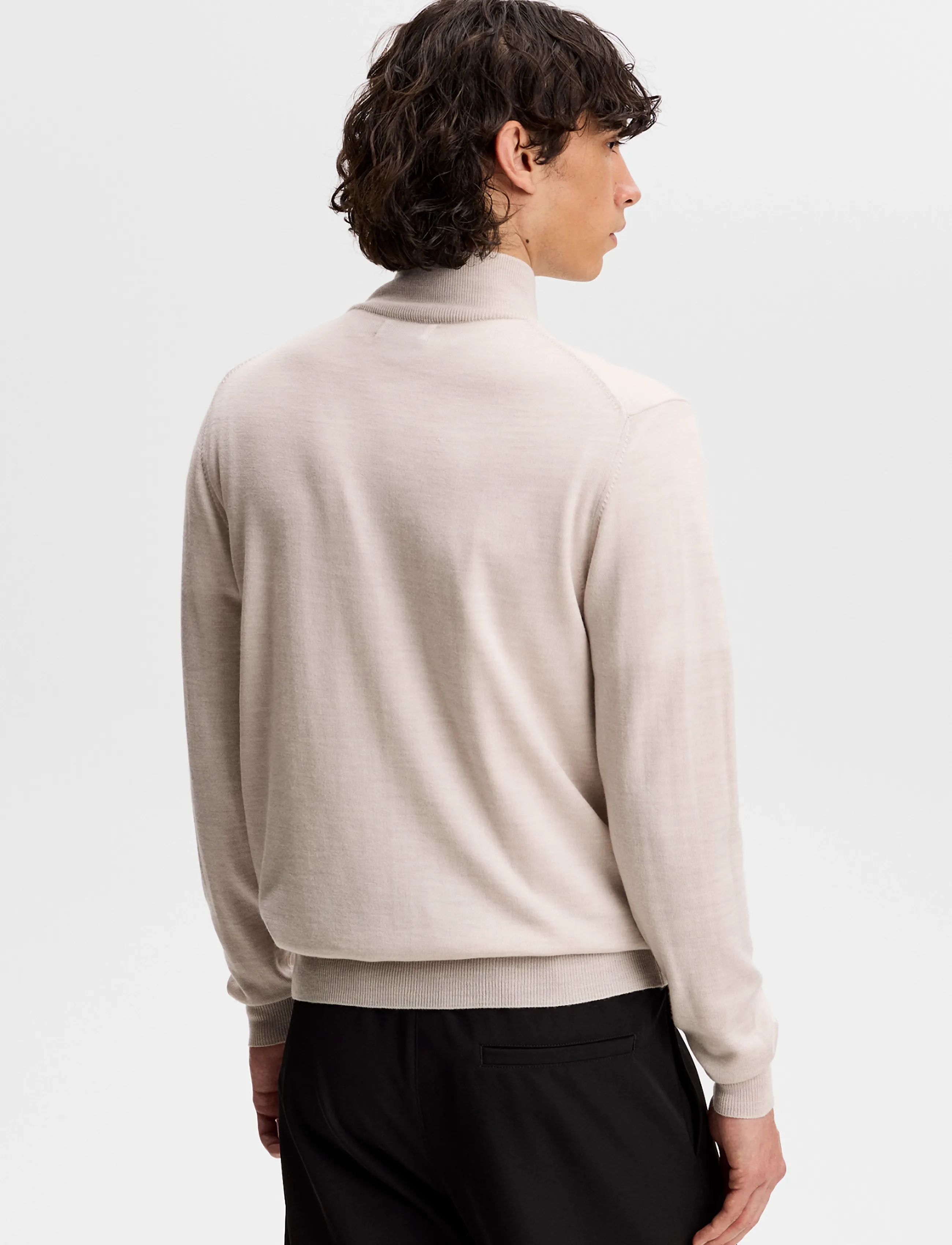 J. Lindeberg - KIYAN QUARTER ZIP SWEATER - half zip-tröjor - moonbeam melange - 2