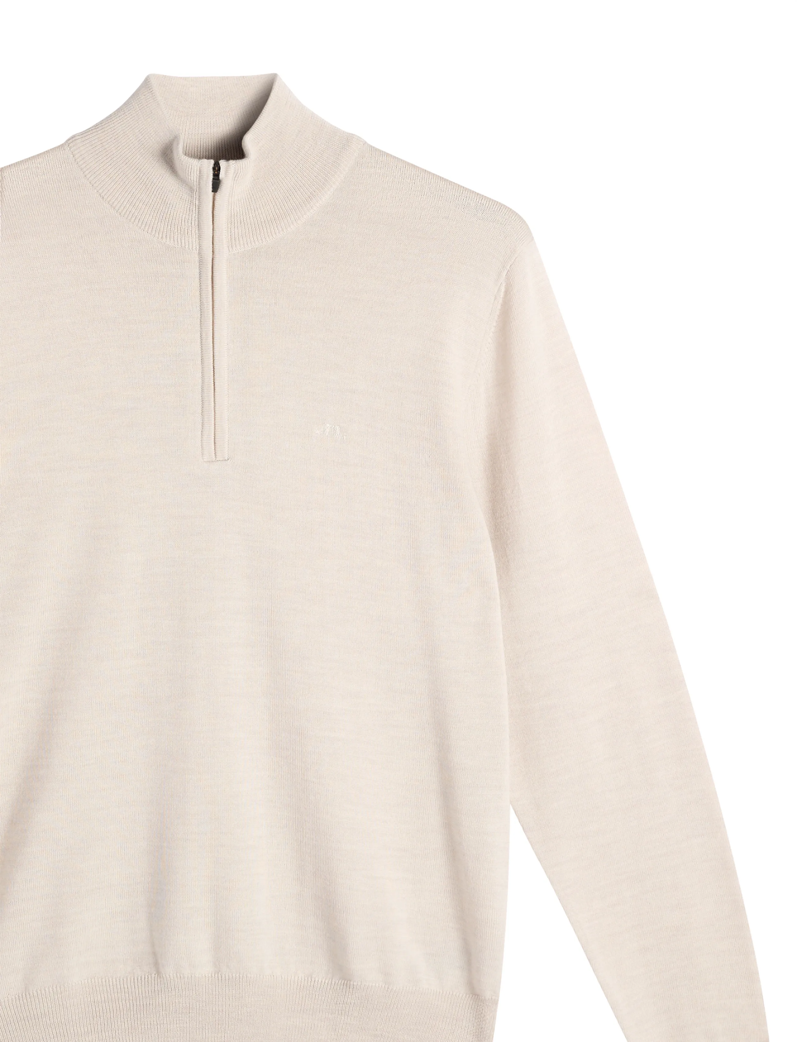 J. Lindeberg - KIYAN QUARTER ZIP SWEATER - half zip-tröjor - moonbeam melange - 4