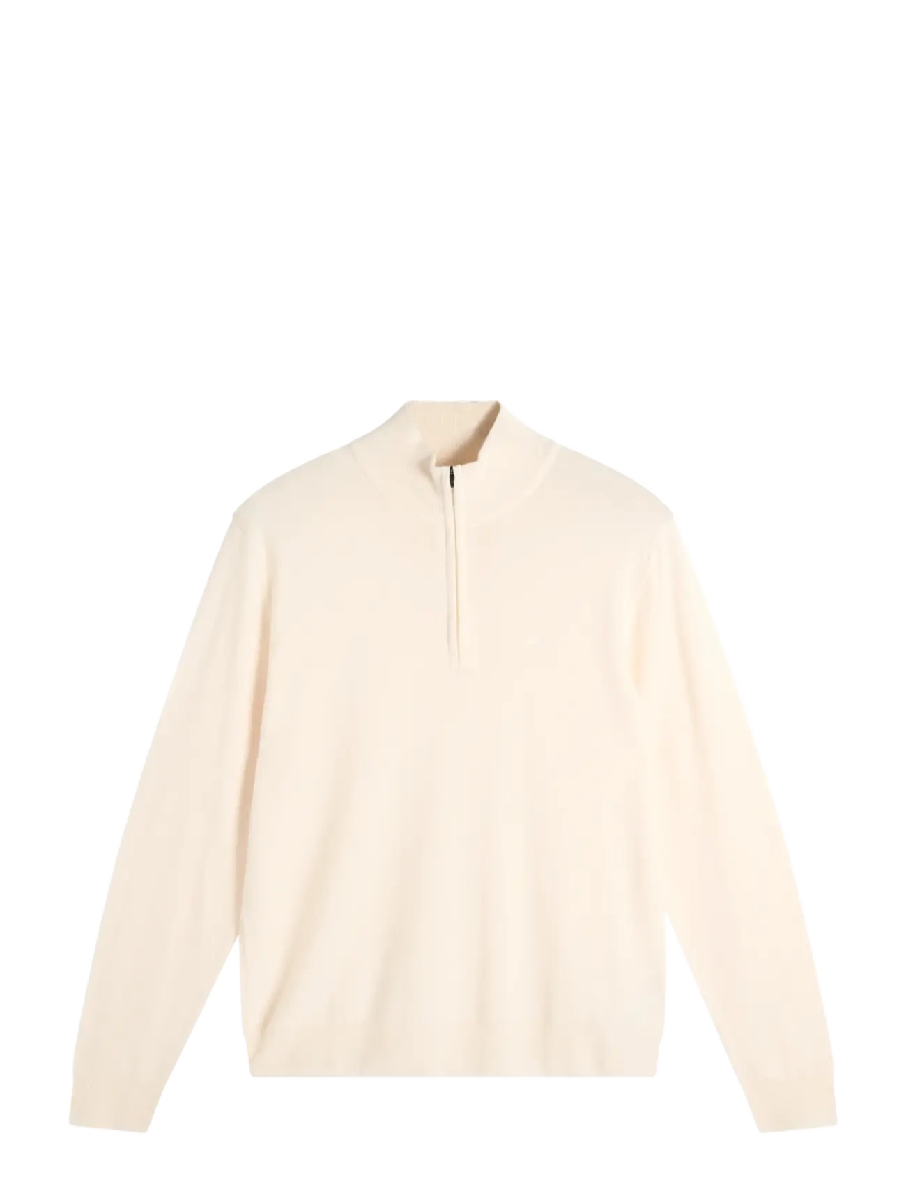 J. Lindeberg KIYAN QUARTER ZIP SWEATER - Strickmode - WHITE / white