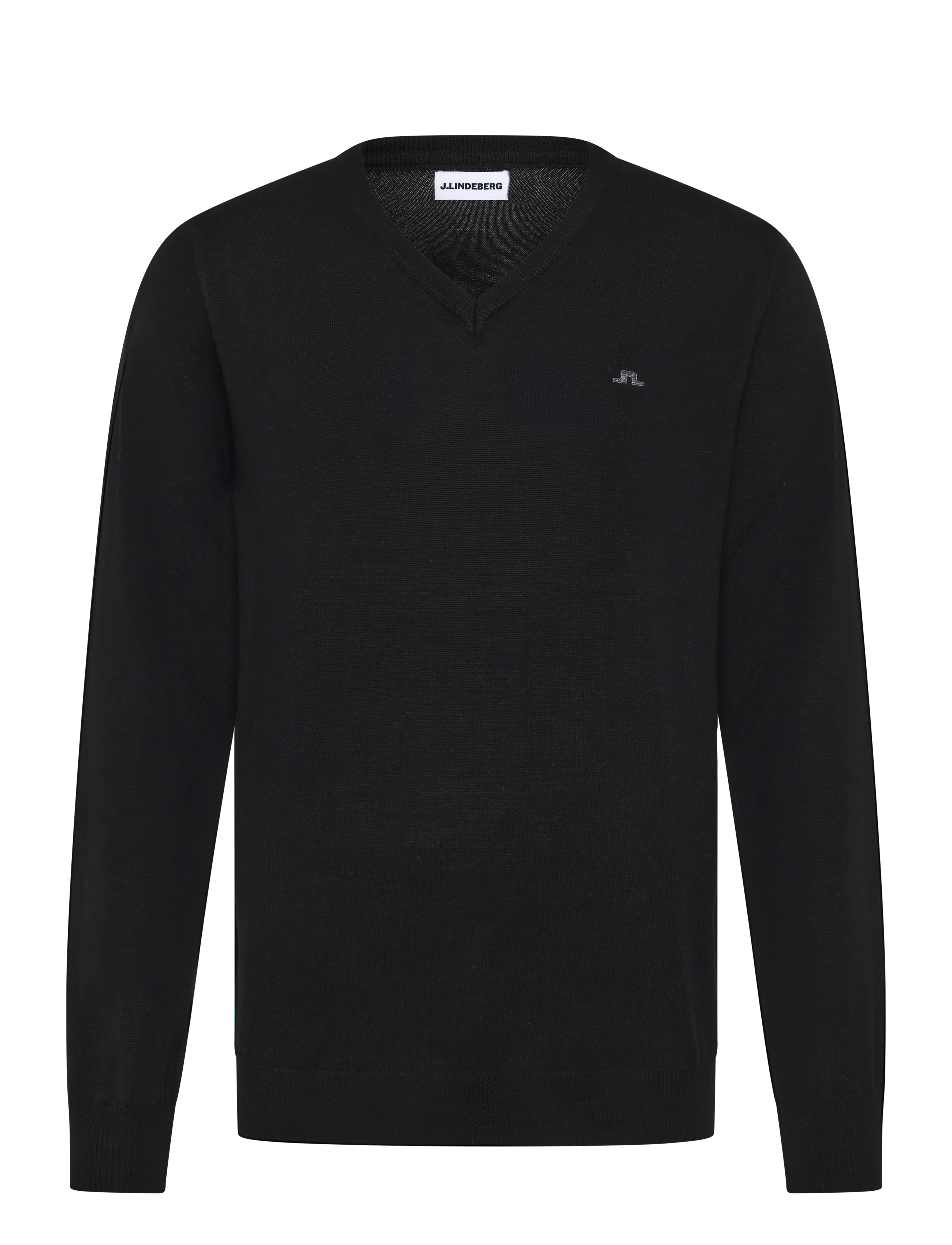 J. Lindeberg LYMANN KNITTED SWEATER - Strik - BLACK / black