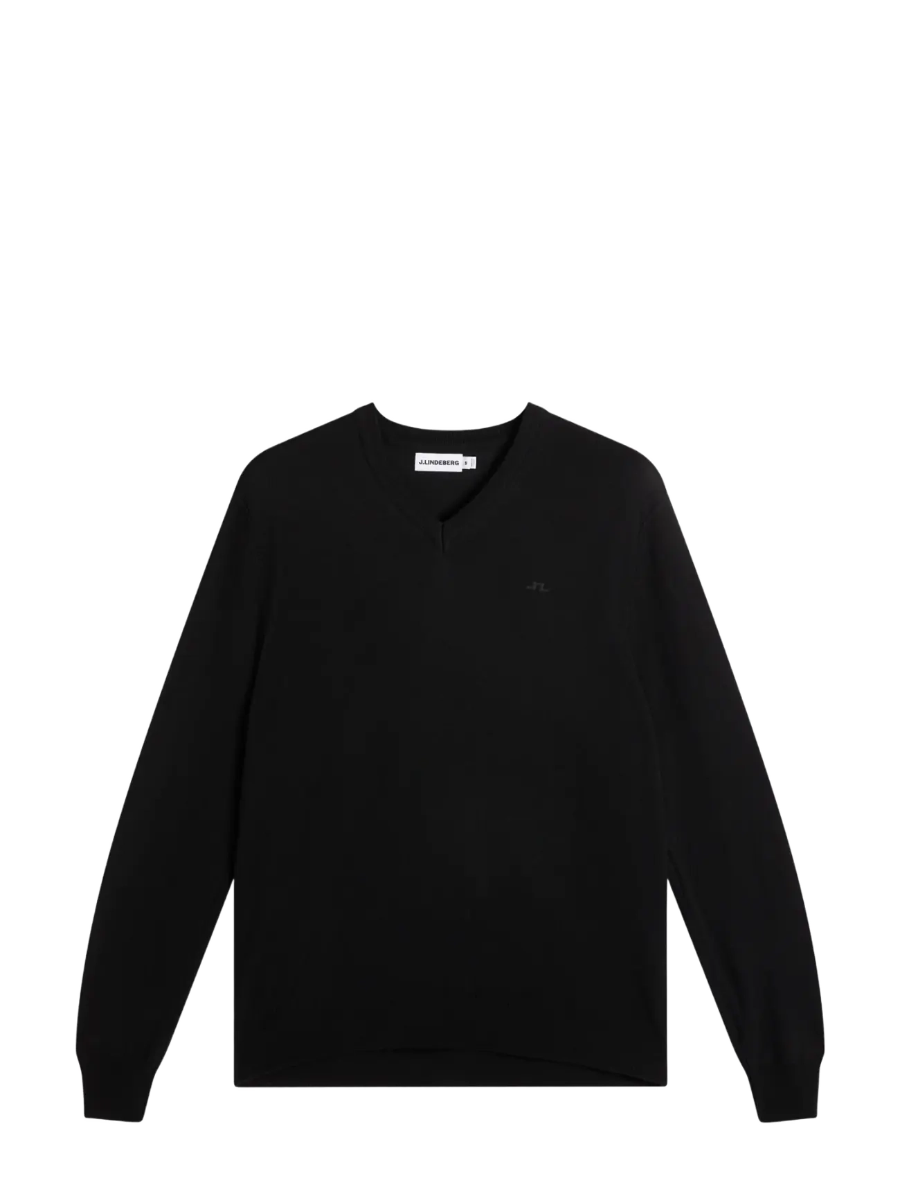 J. Lindeberg LYMANN KNITTED SWEATER - Visa allt - BLACK / black