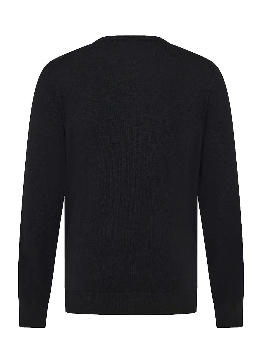 J. Lindeberg - LYMANN KNITTED SWEATER - v-kaelusega - black - 2
