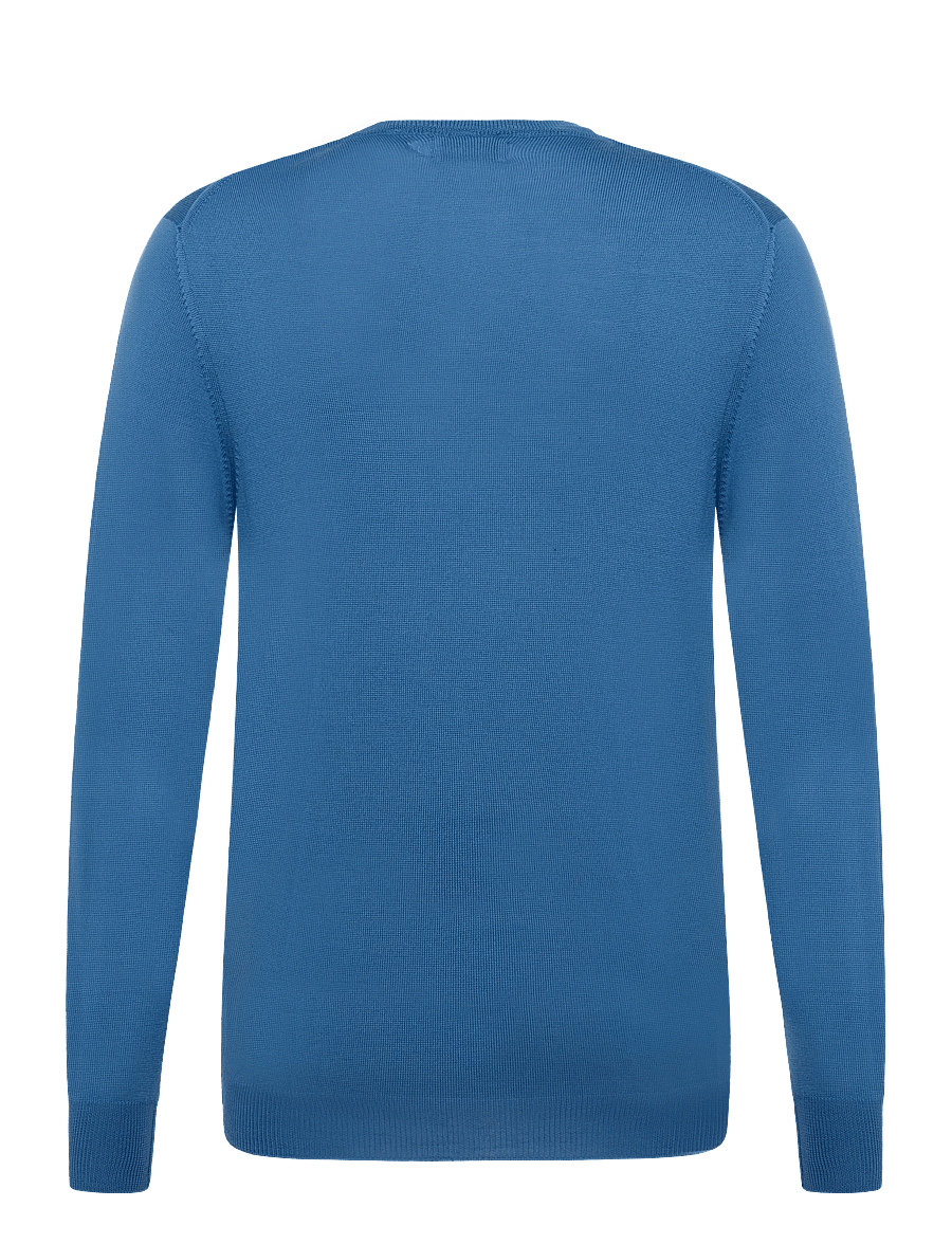 J. Lindeberg - LYMANN KNITTED SWEATER - v-ringat - federal blue - 2