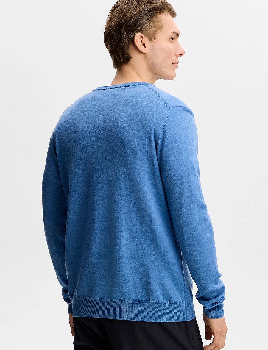 J. Lindeberg - LYMANN KNITTED SWEATER - v-ausschnitt - federal blue - 2